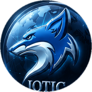 Emblema tridimensional del zorro IOTIC